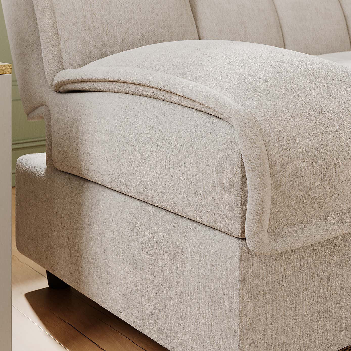 Emery Squish Soft Chenille Clic Clac Storage Sofa Bed