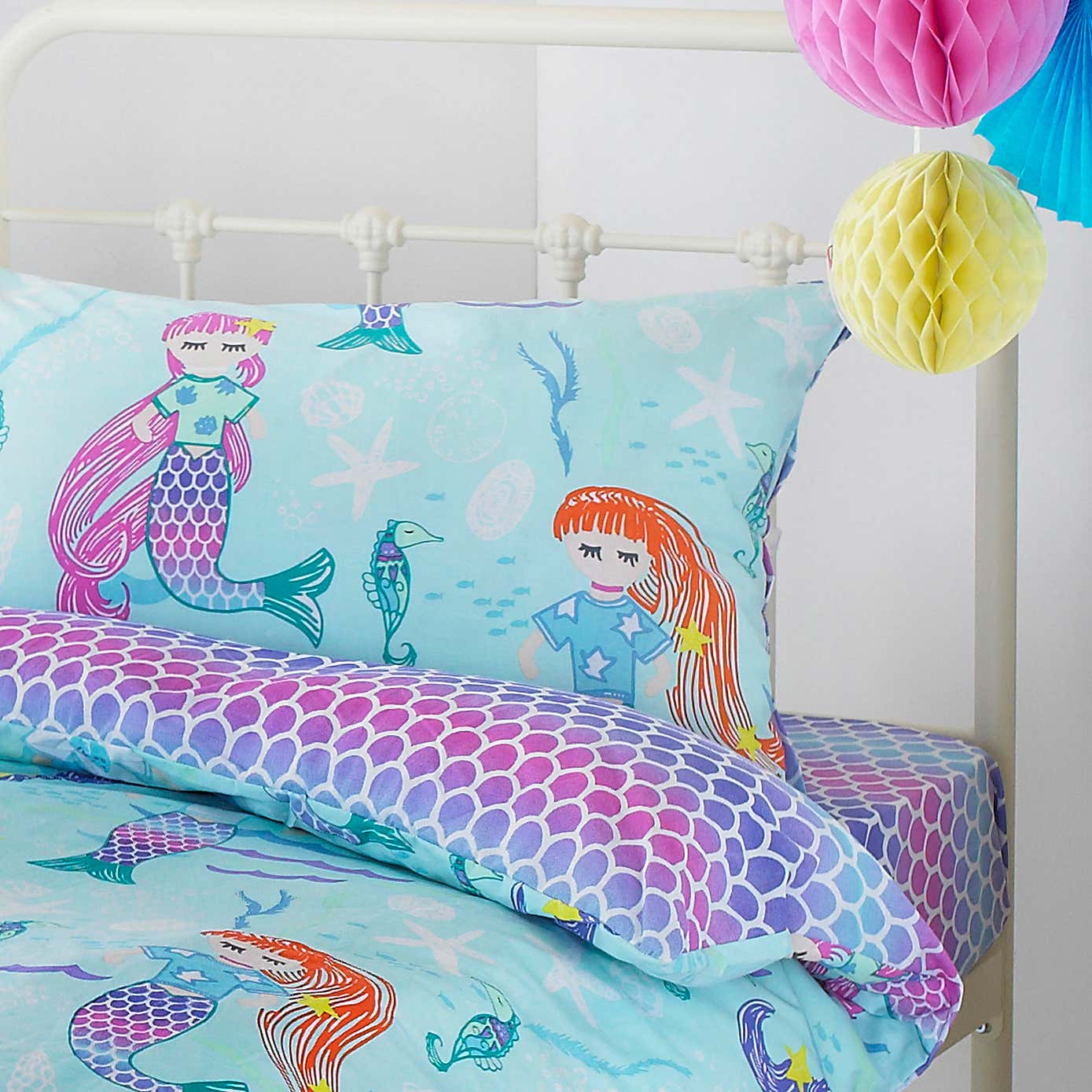 little furn. Mermaid Duvet Cover & Pillowcase Set