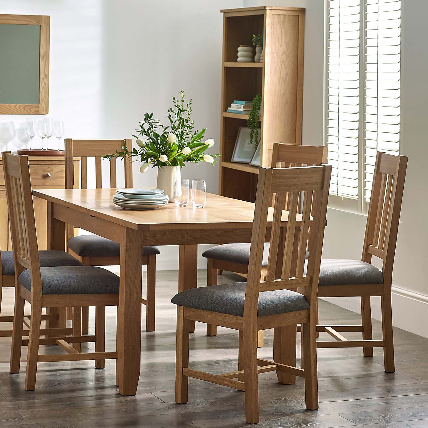 Mallory Set Of 2 Dining Chairs, Oak