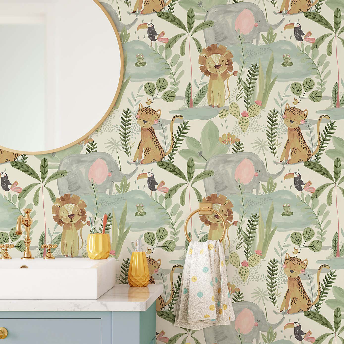 Jungle Friends Wallpaper