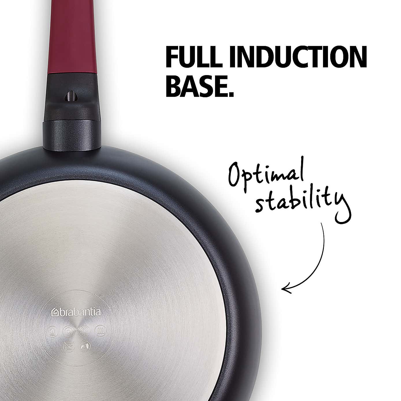 Brabantia Non-Stick Aluminium Frying Pan, 28cm