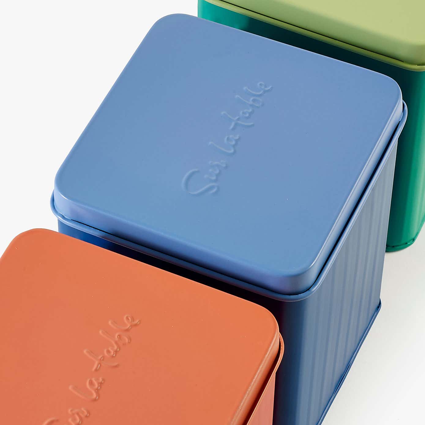 Sur La Table Set of 3 Storage Tins