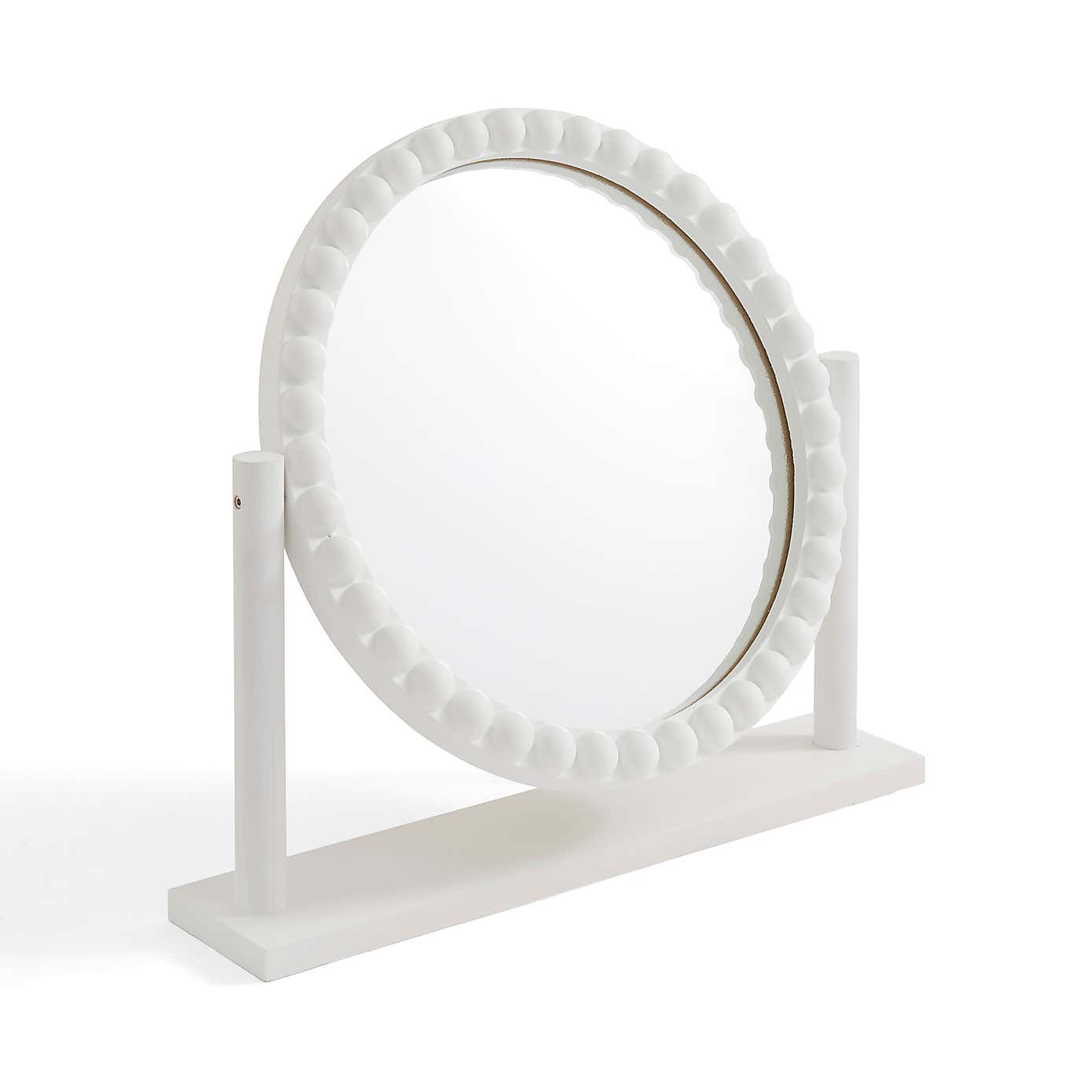 Bobbin Round Dressing Table Mirror