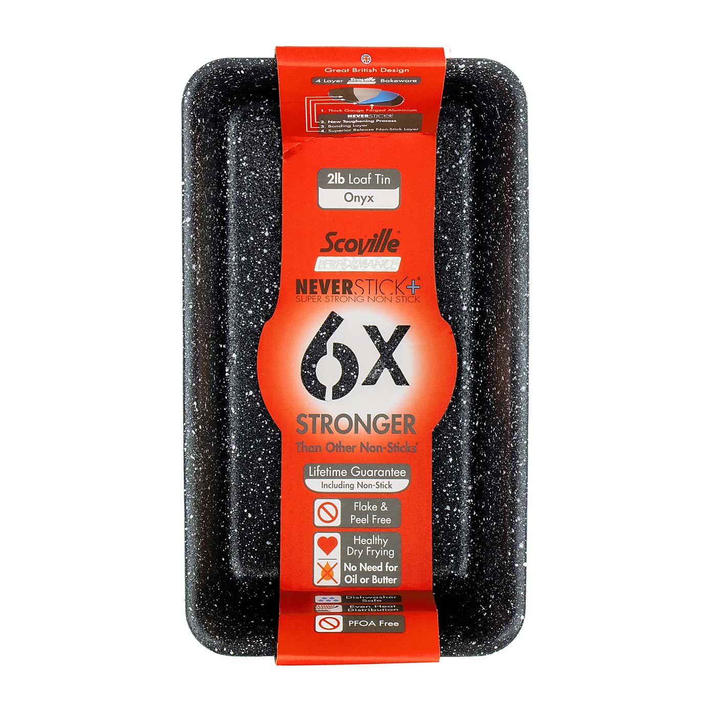 Neverstick 6 Non-stick Aluminum Loaf Tin, 2lb