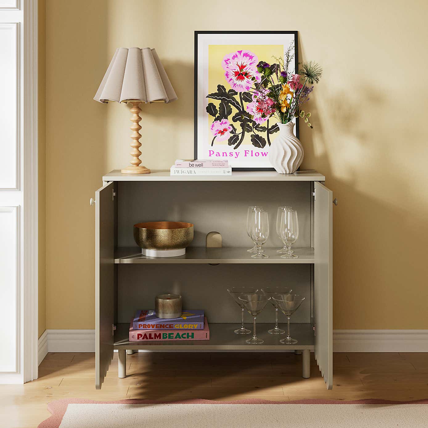 Scallop Small Sideboard