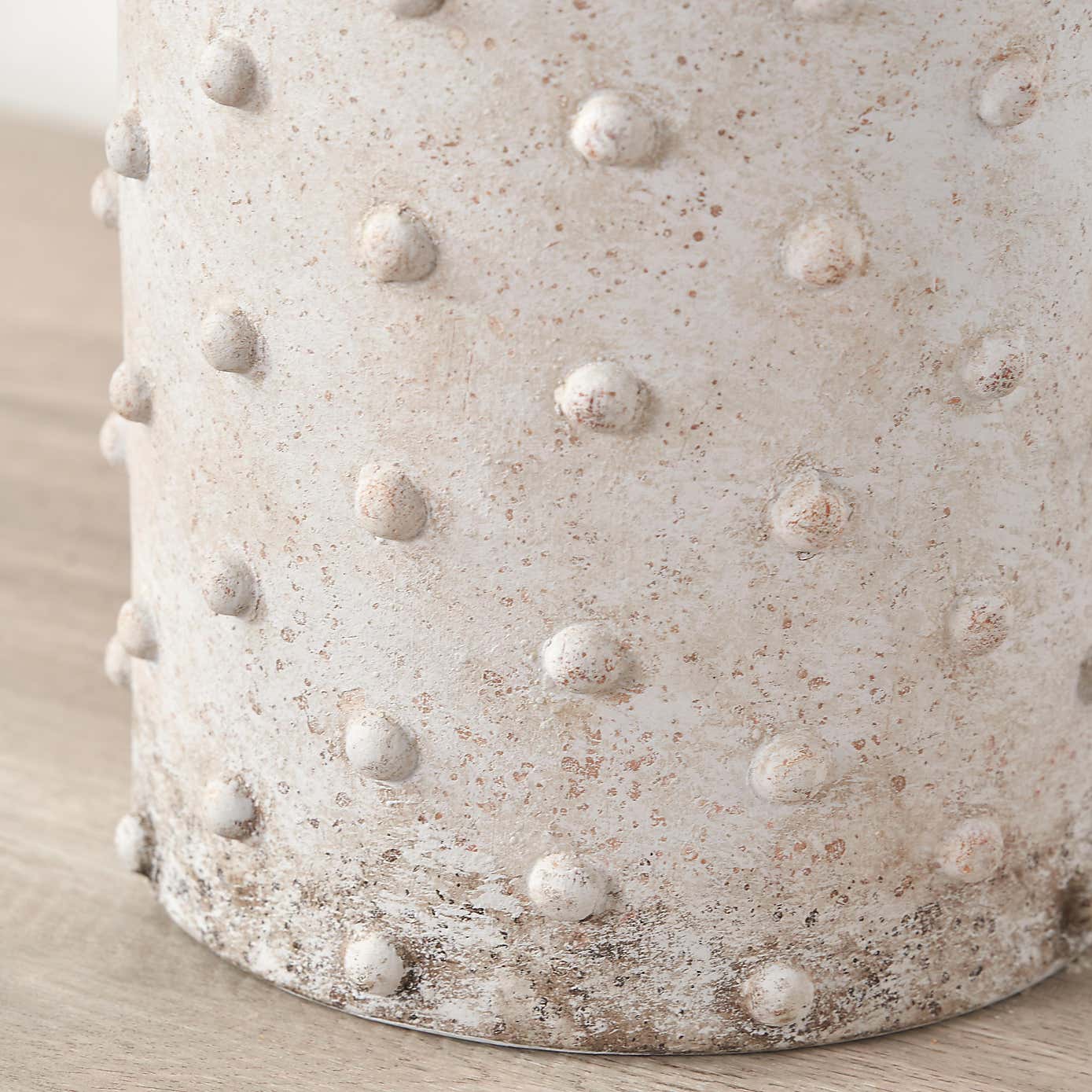 Kali Textured Dot Stoneware Vase