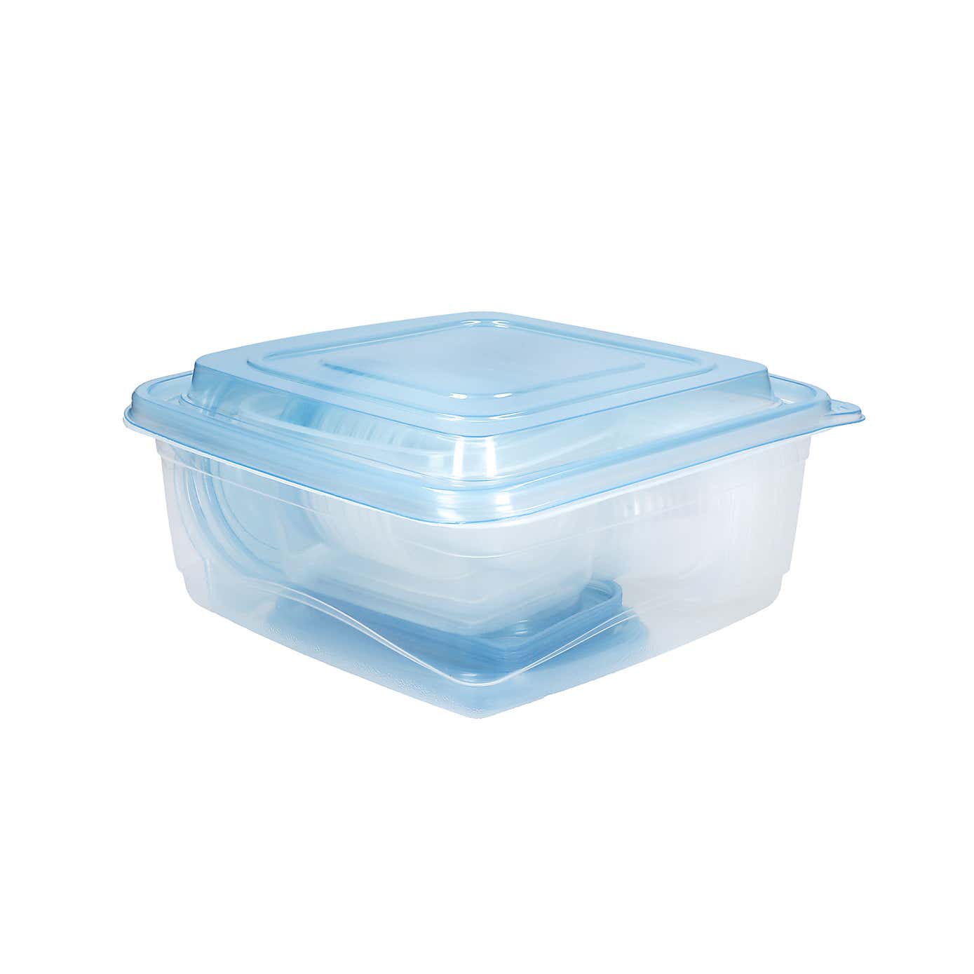 KitchenCraft Plastic Reusable Meal Prep Container Set, 23 Piece