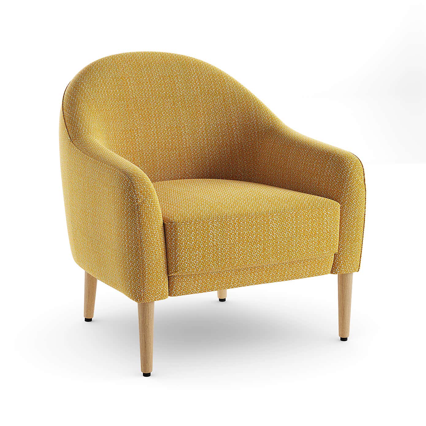 Kaspar Wooly Textured Tub Chair