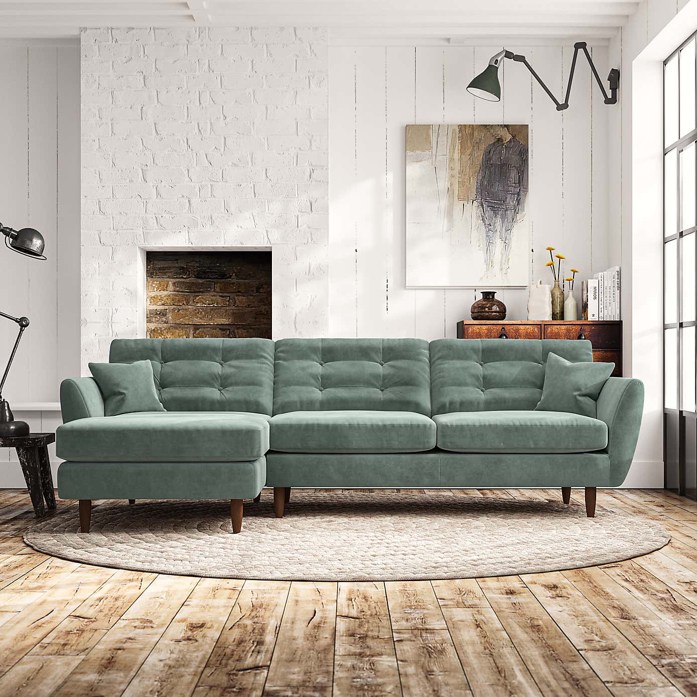 Anders 4 Seater Corner Chaise Sofa