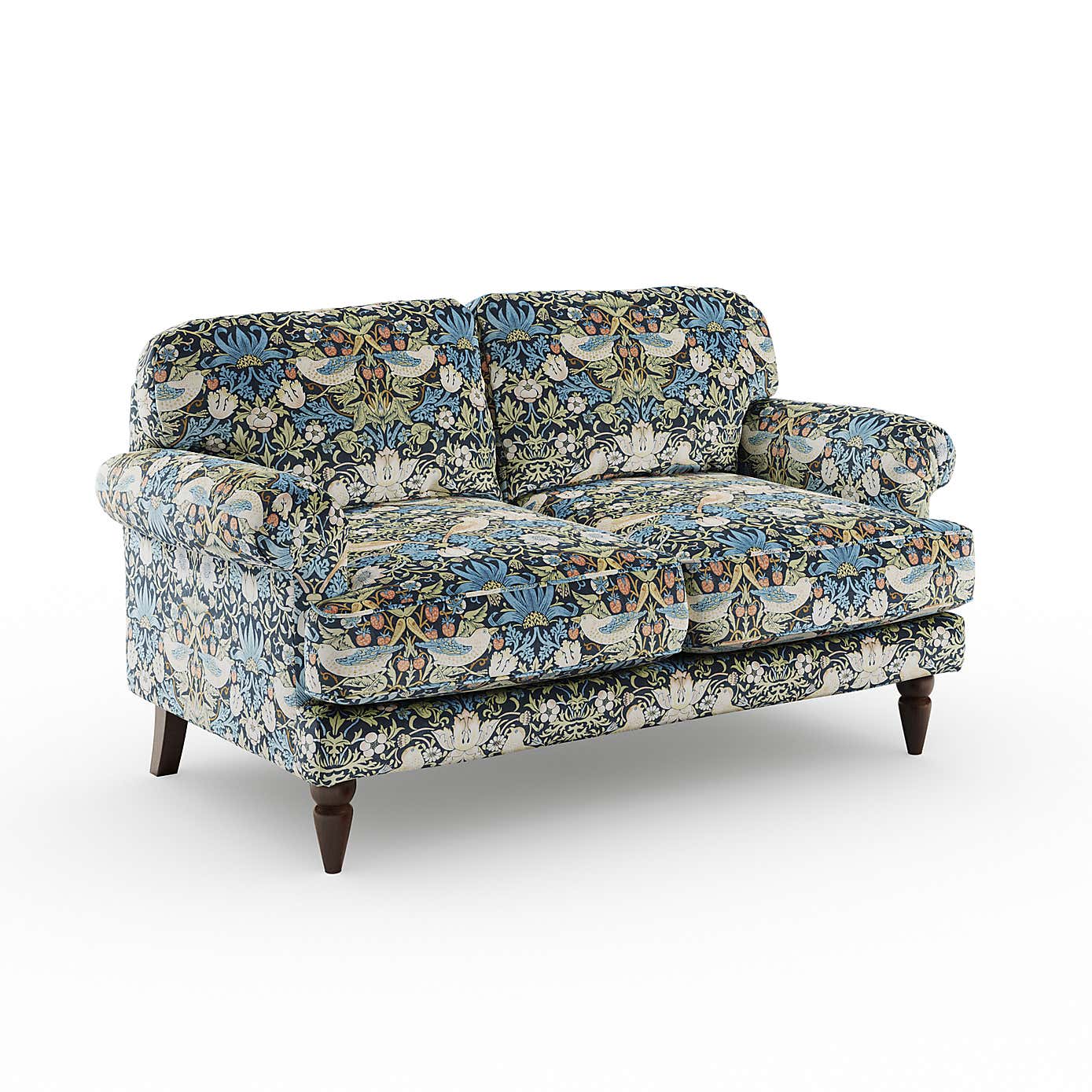 William Morris Strawberry Thief Velvet Fabric Sample