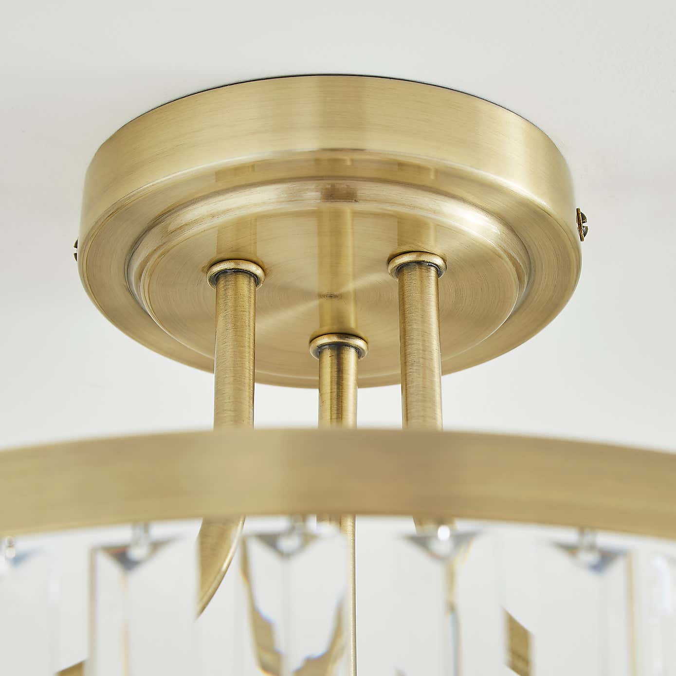 Audra 3 Light Semi Flush Ceiling Light