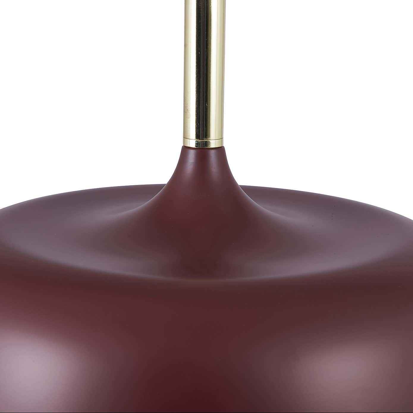 Anke Domed Metal Pendant