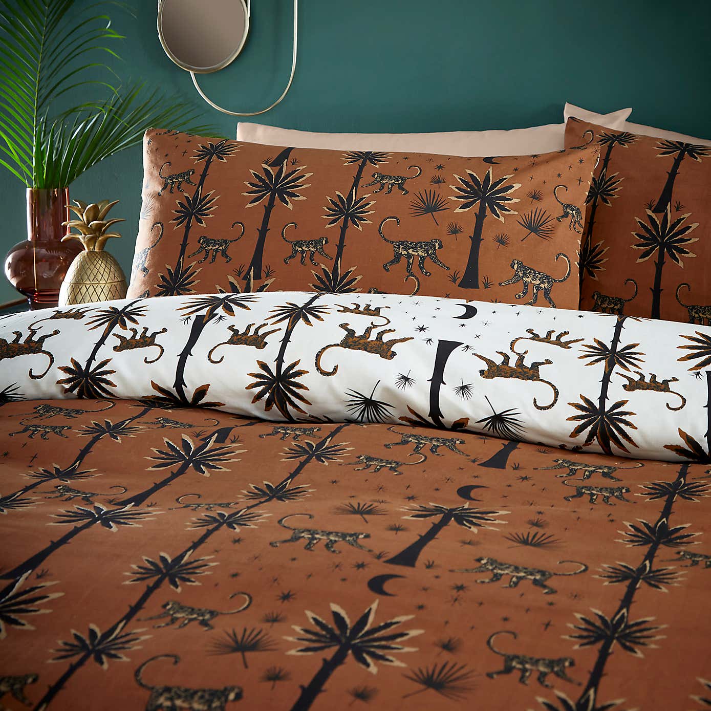 furn. Desert Monkey Duvet Cover & Pillowcase Set