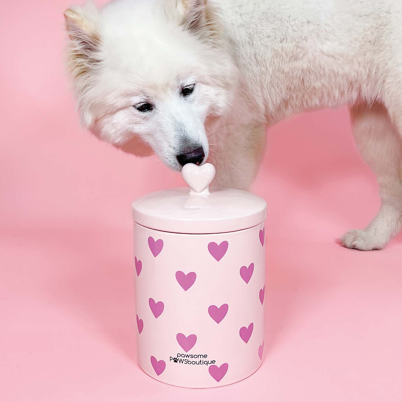 Ceramic Pastel Swirl Treat Jar