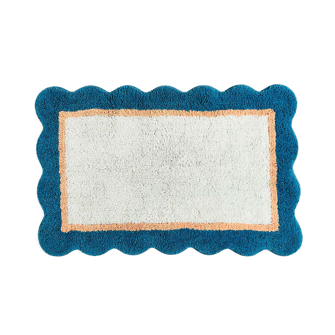 Heart and Soul Scallop Bath Mat