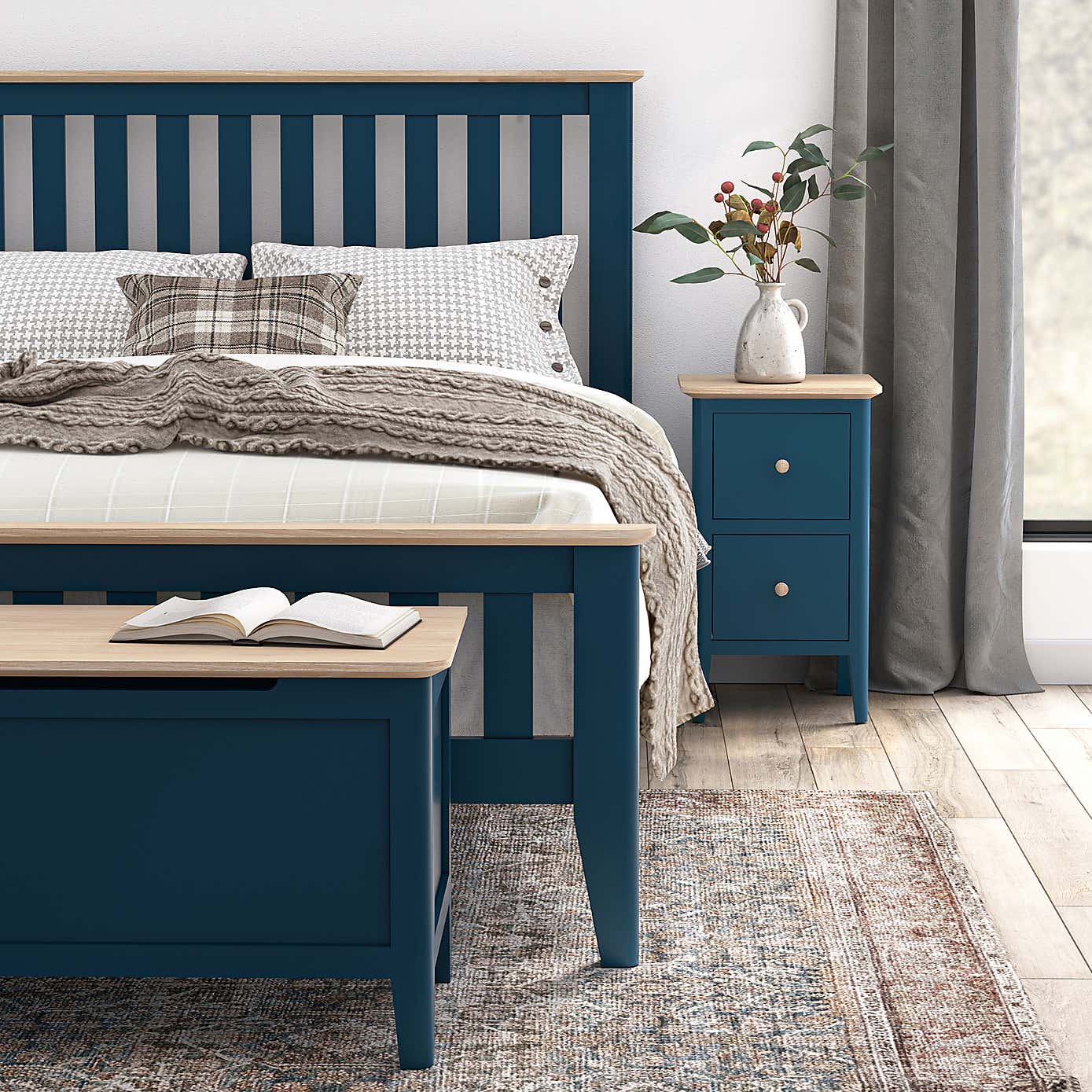 Marlow Narrow Bedside Table