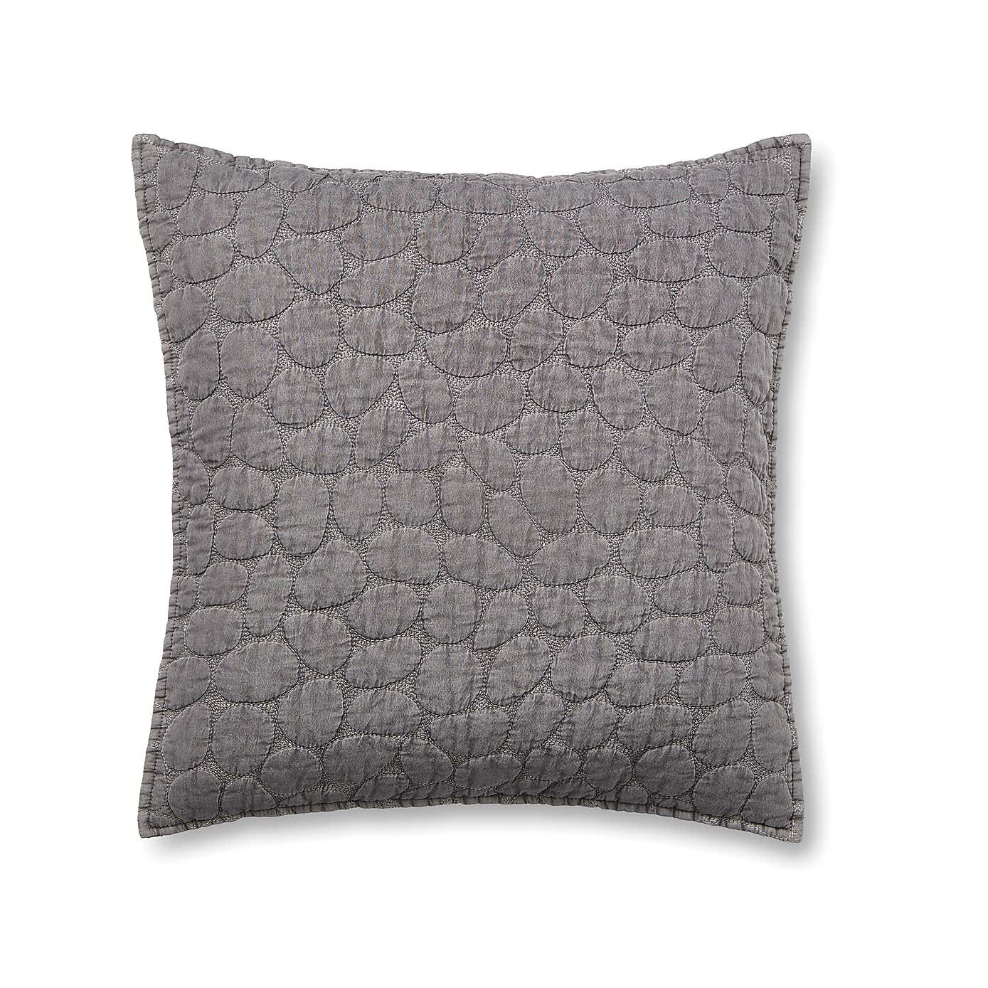 Pebble Grey Square Cushion