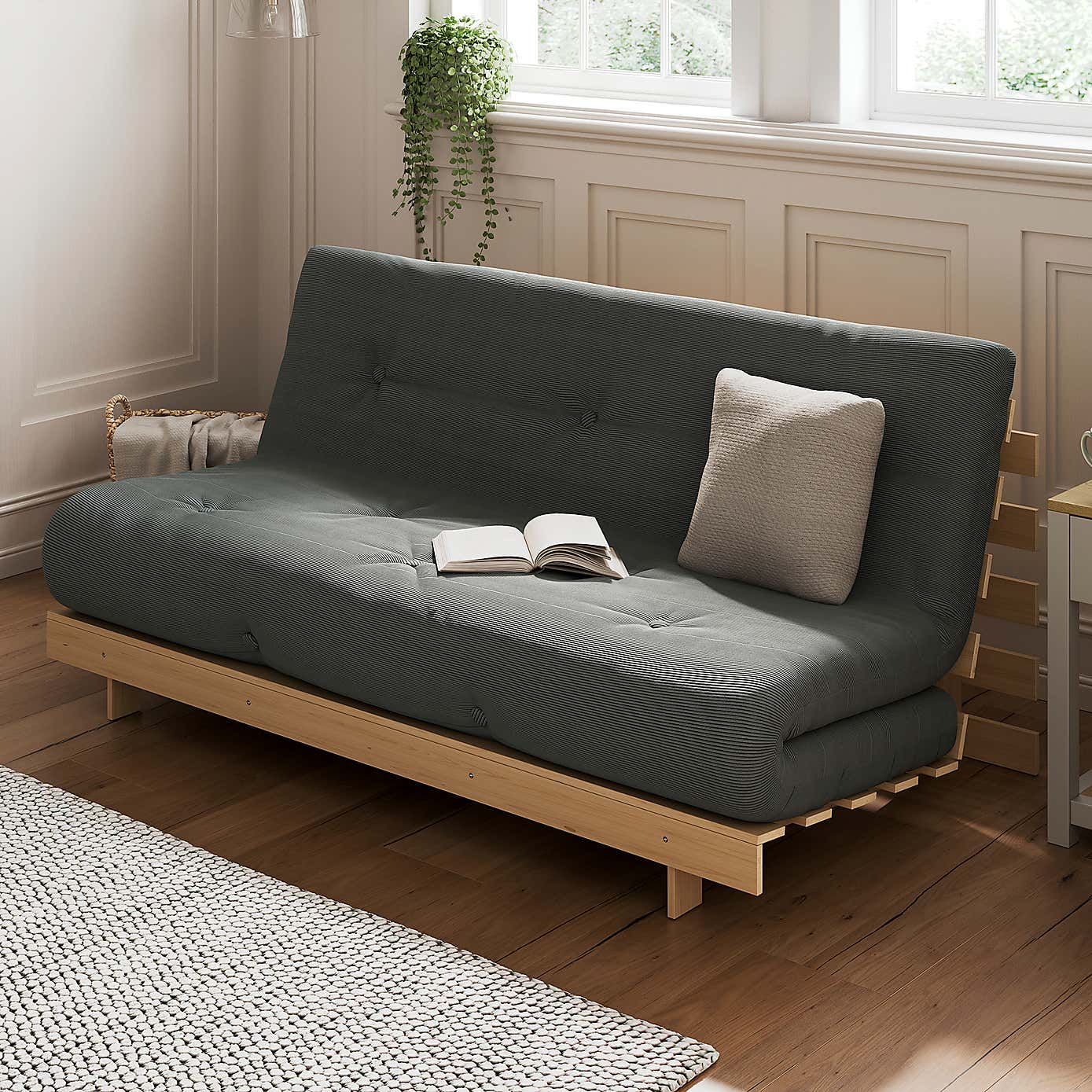 Mito Ribbed Double Futon