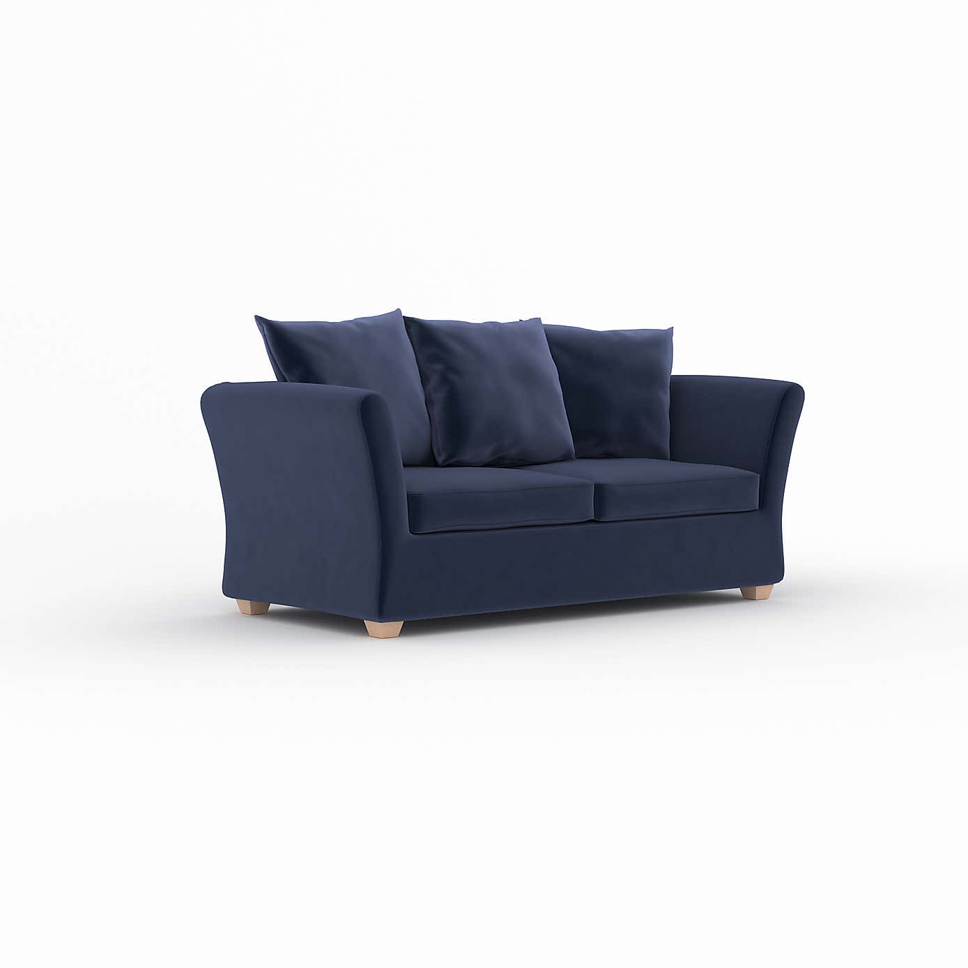 Emmett Velvet 2 Seater Double Sofa Bed