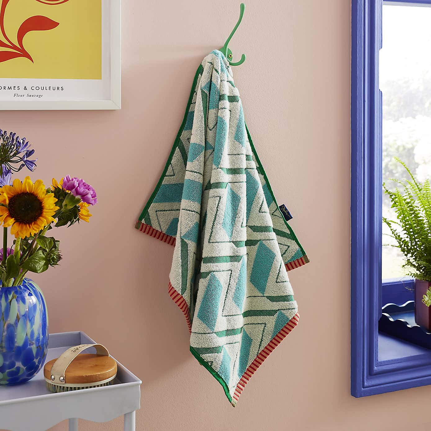 Sophie Robinson Zig Zag Cotton Towel