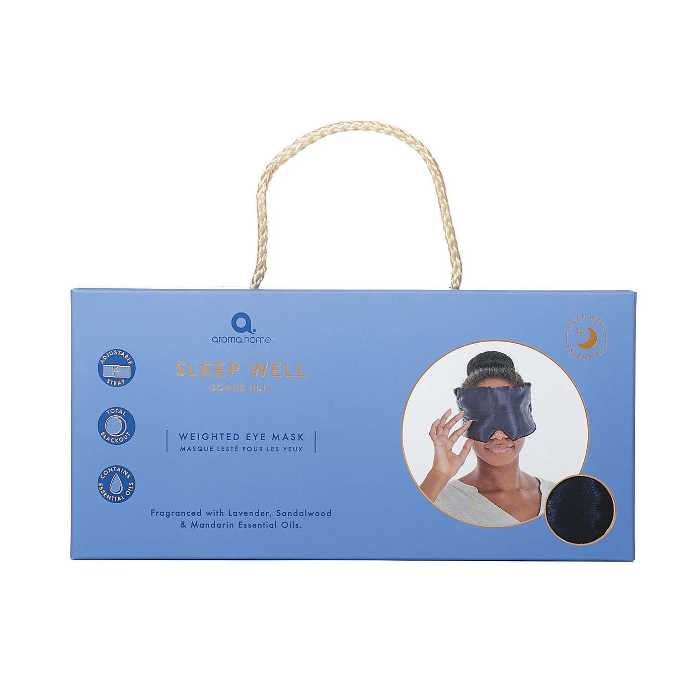 Upper Canada Aroma Home Sleep Well Weighted Eye Mask