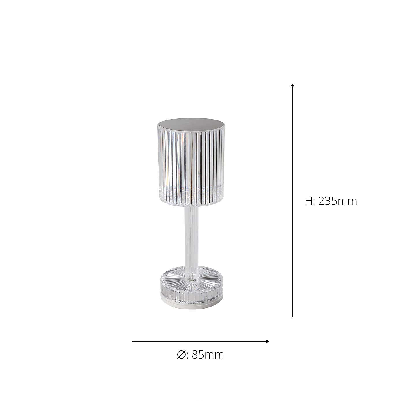 EGLO Lucignano Rechargeable Colour Changing LED Table Lamp