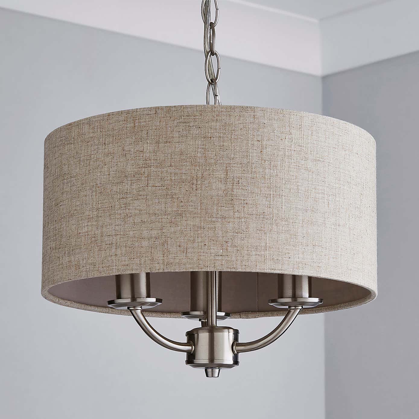 Preston 3 Light Pendant Ceiling Fitting