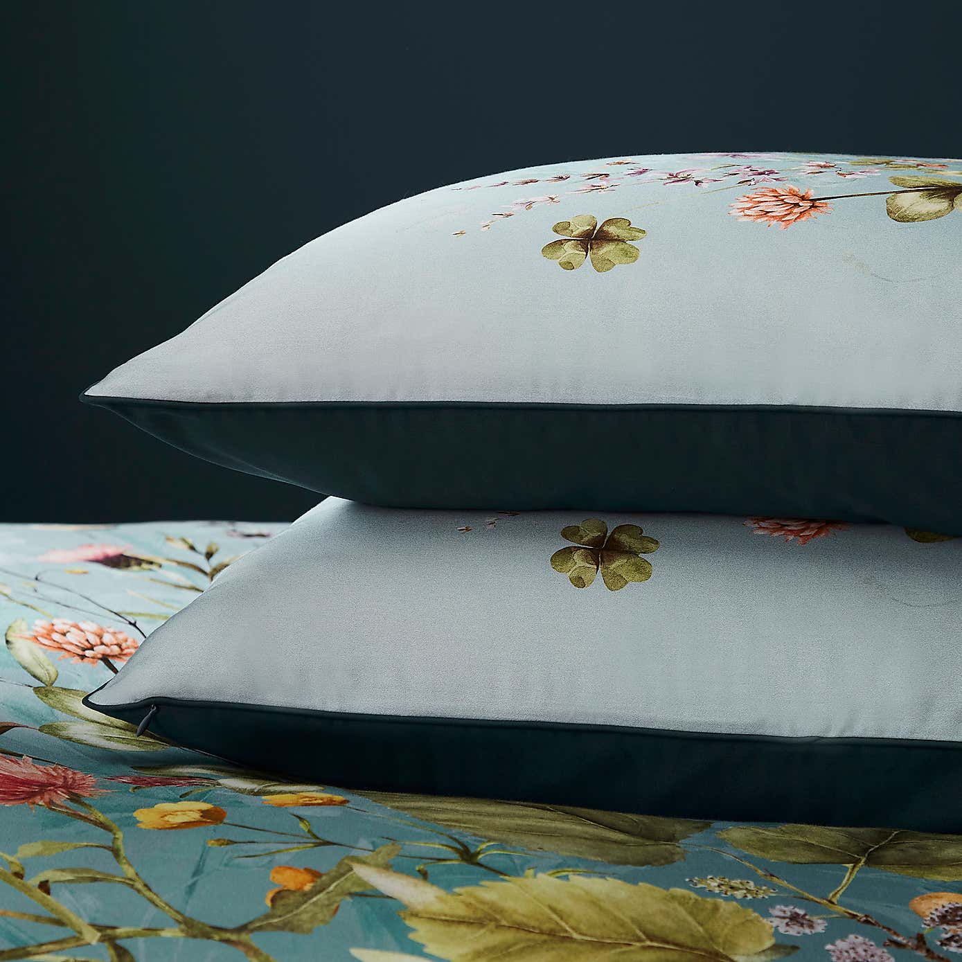 Dorma Meadow Breeze 100% Cotton Duvet Cover and Pillowcase Set