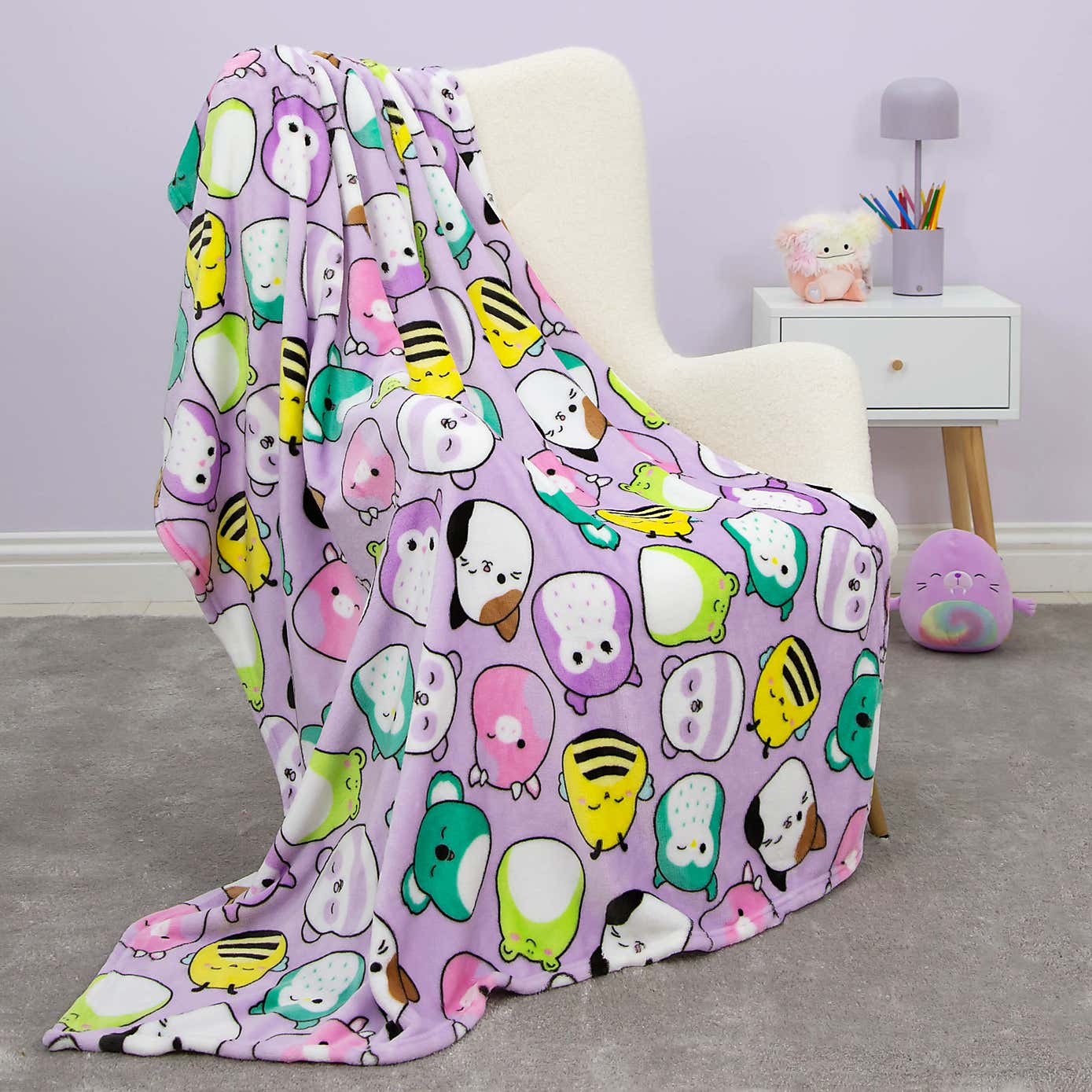 Squishmallows Playful Fleece Blanket