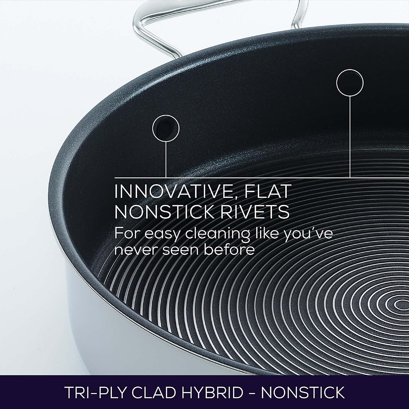 Circulon C Series Non-Stick Tri-Ply Stainless Steel Saucepan, 16cm