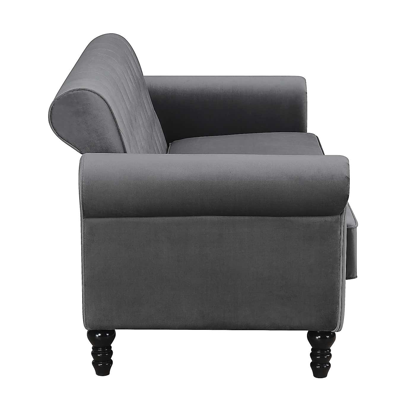 Greta Velvet 3 Seater Sofa