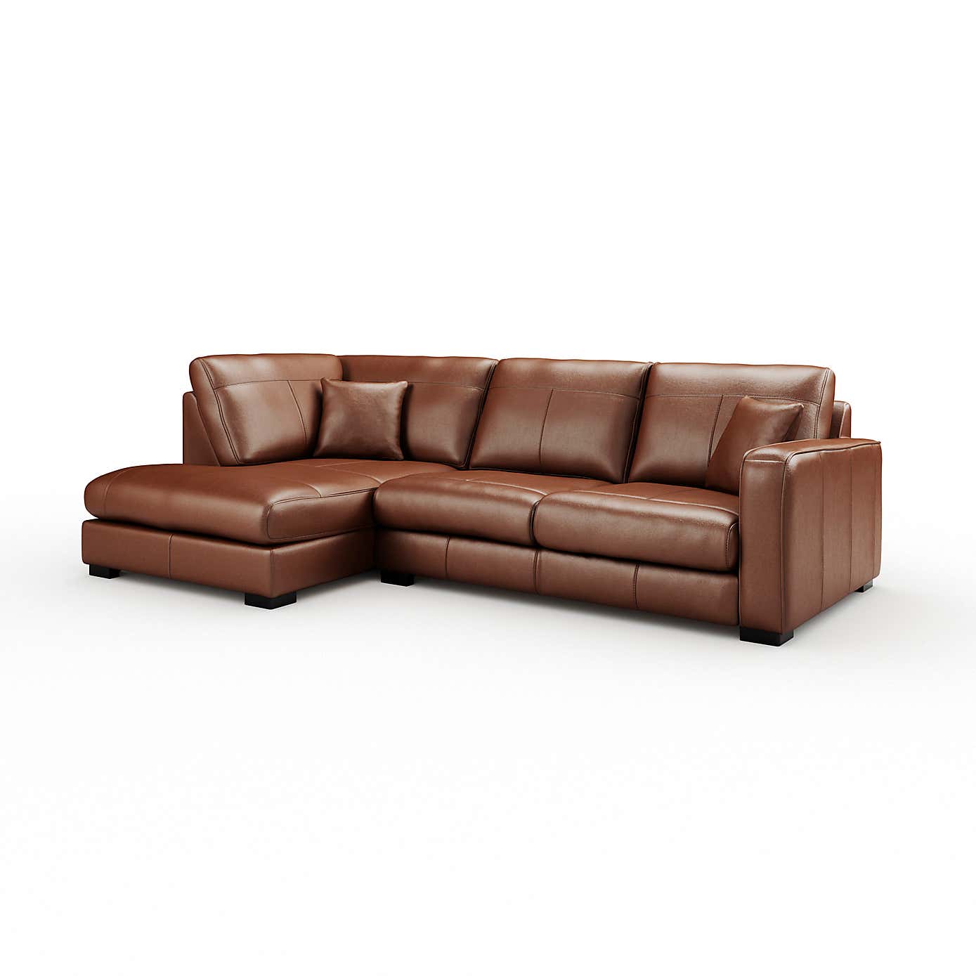 Carson Vintage Leather Large Corner Chaise Sofa