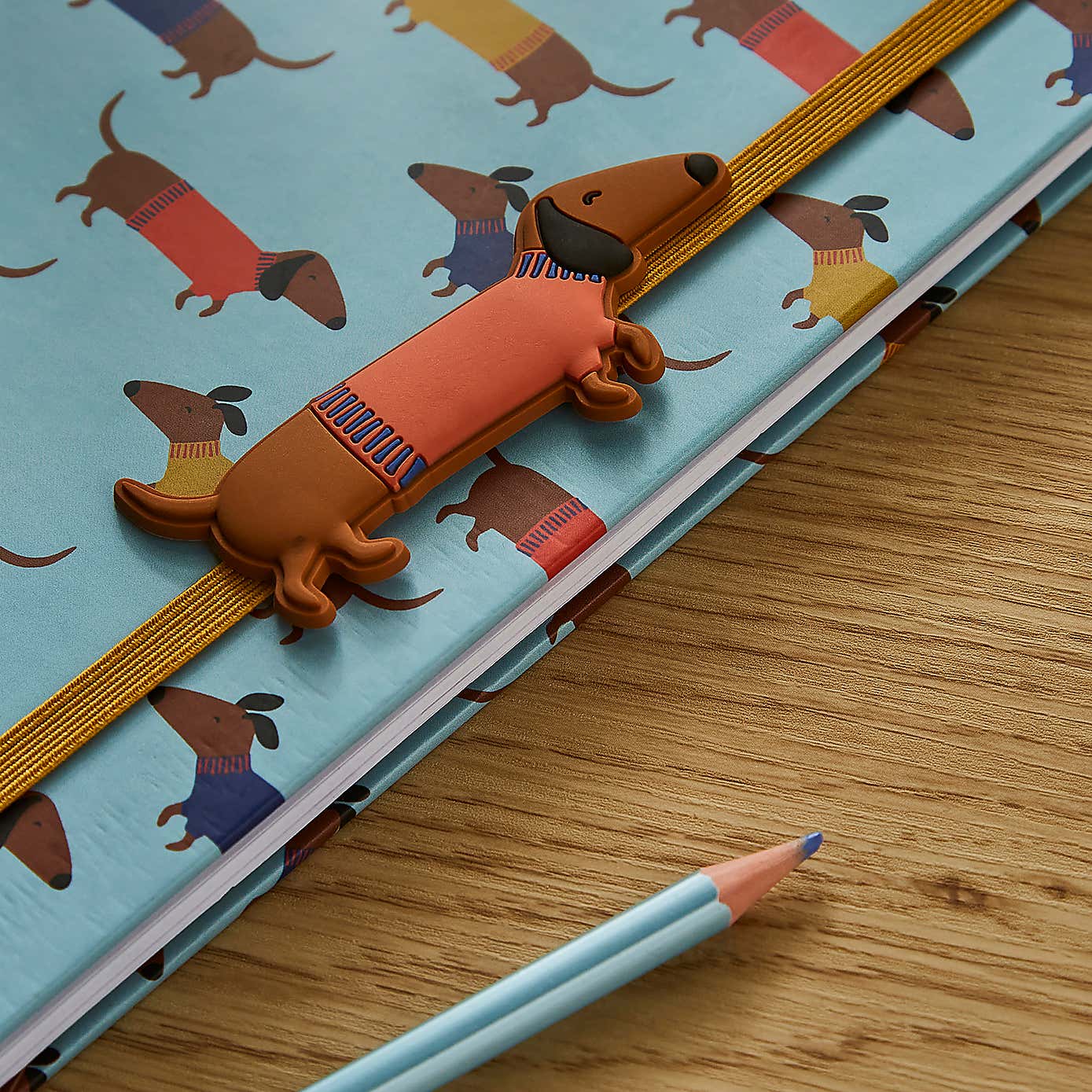 Waters & Noble Sausage Dog A5 Wiro Notebook