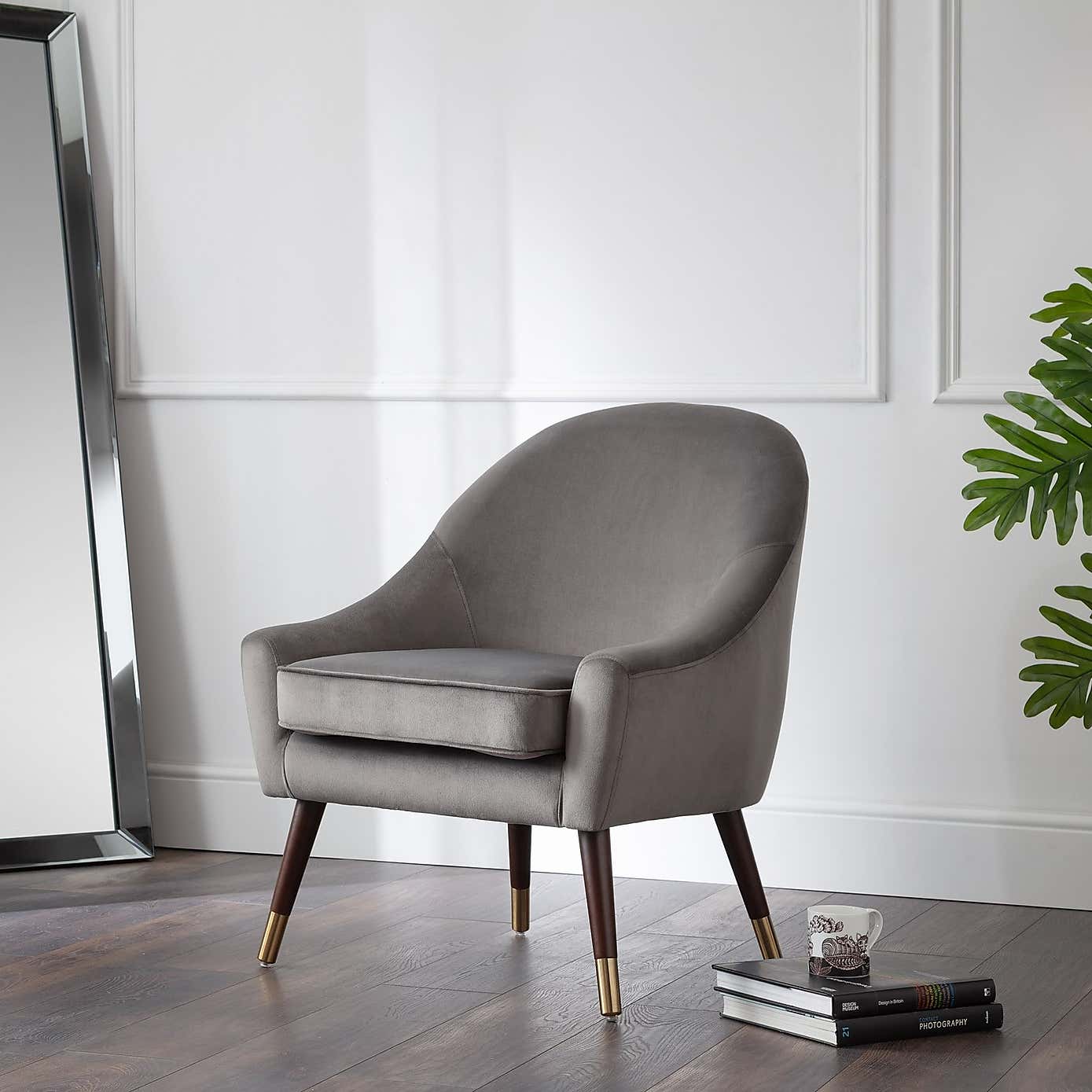 Elliot Armchair, Velvet