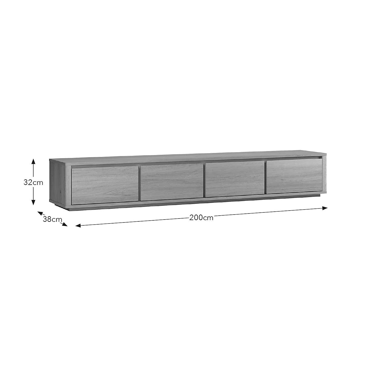 Malik Extra Wide TV Unit for TVs up to 65"