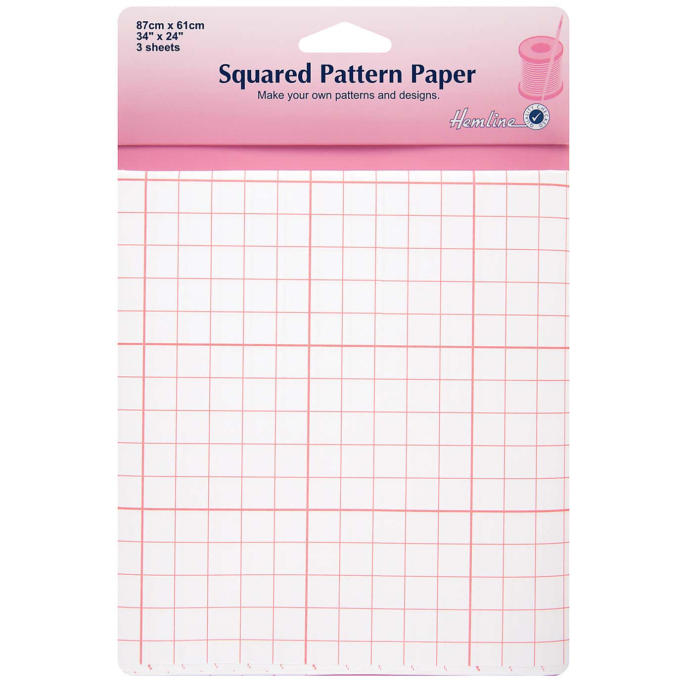 Hemline Squared Pattern Paper