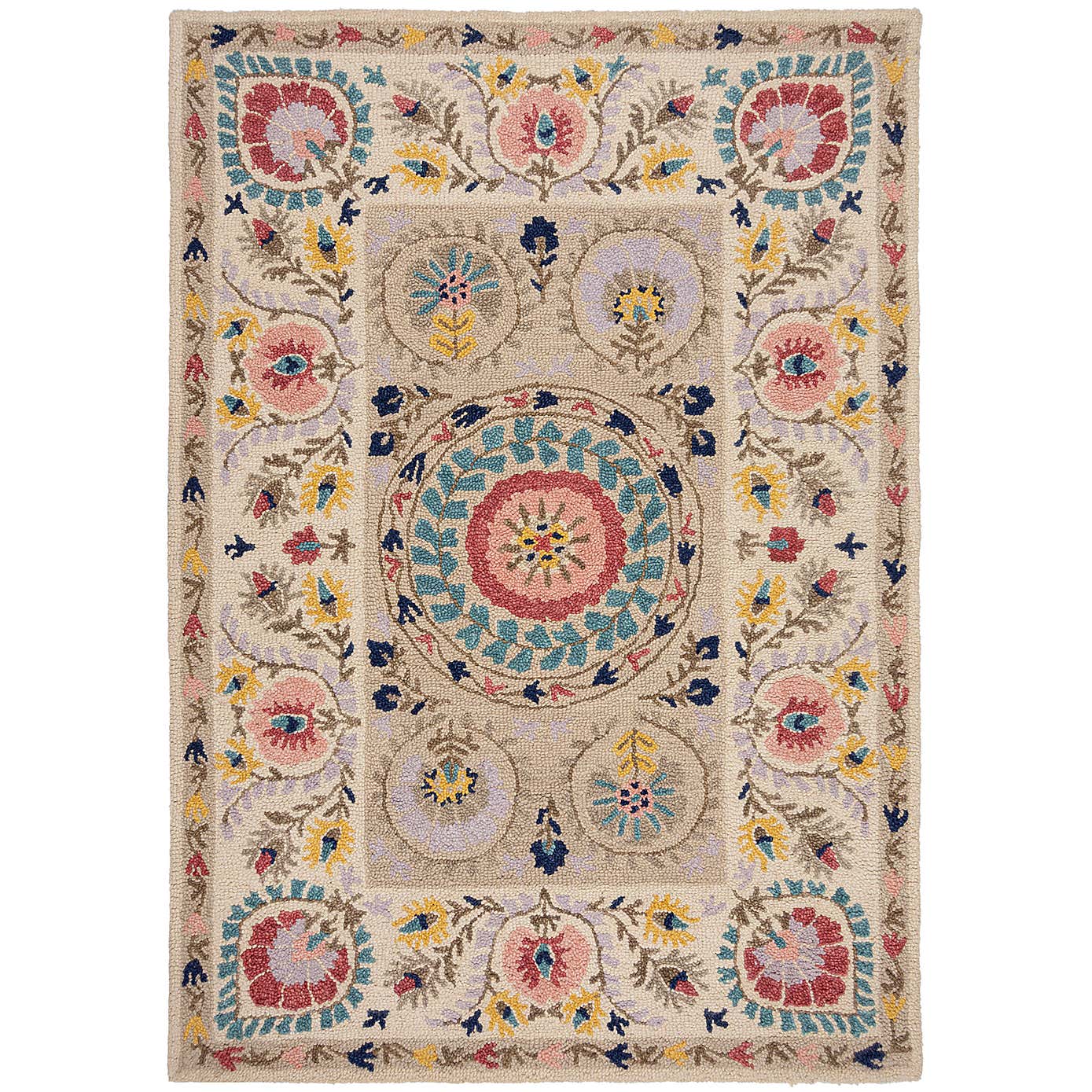 Hani Floral Wool Rug