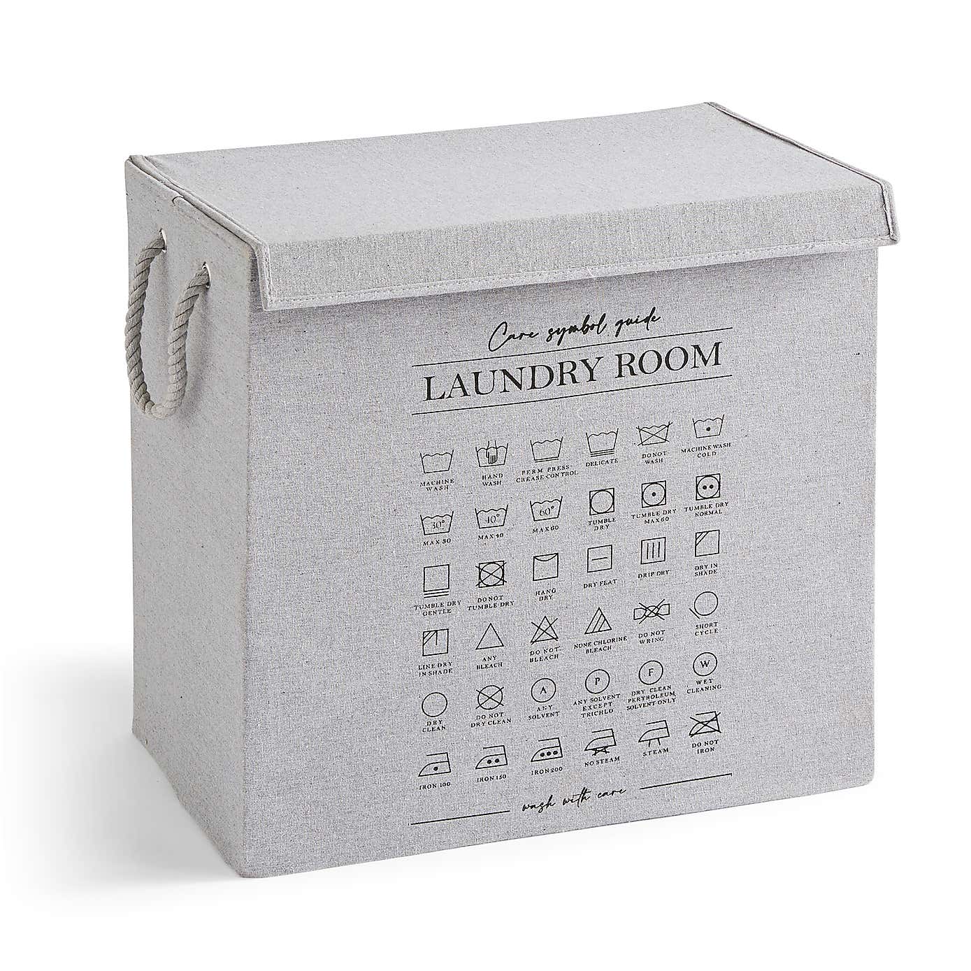 Lights and Darks Printed Laundry Basket