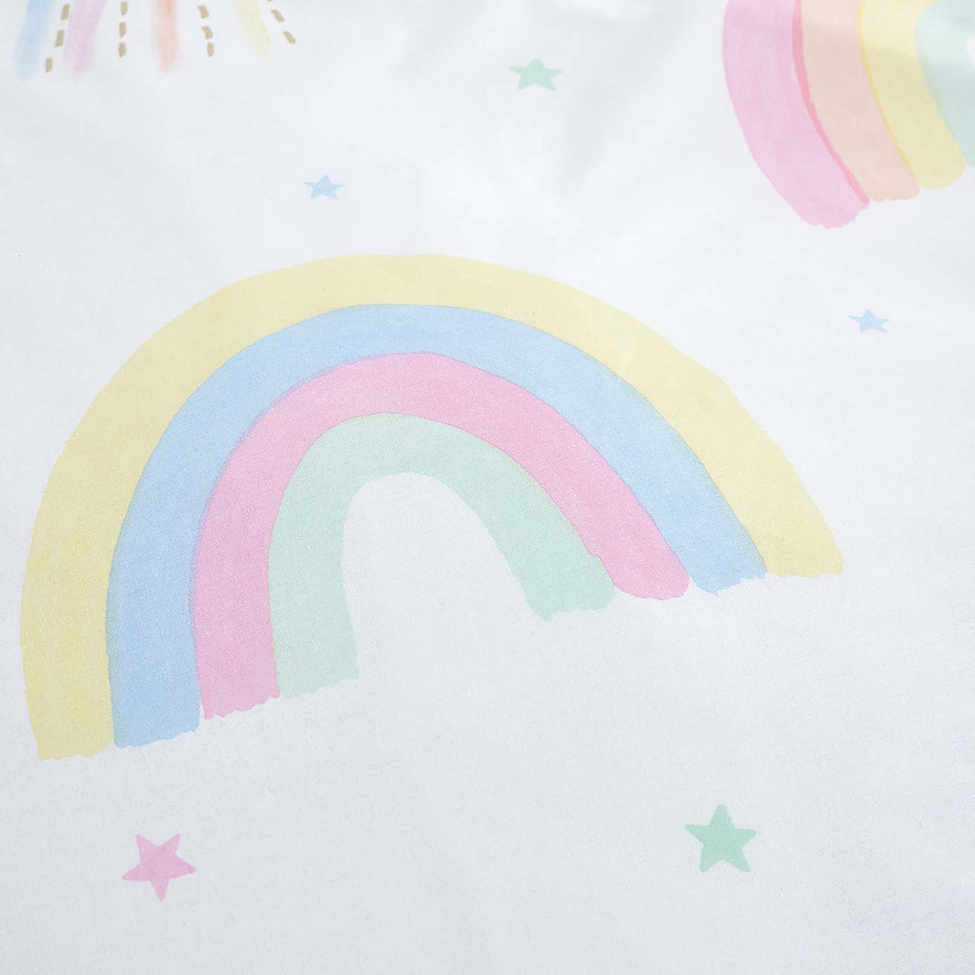 Watercolour Rainbow Duvet Cover and Pillowcase Set