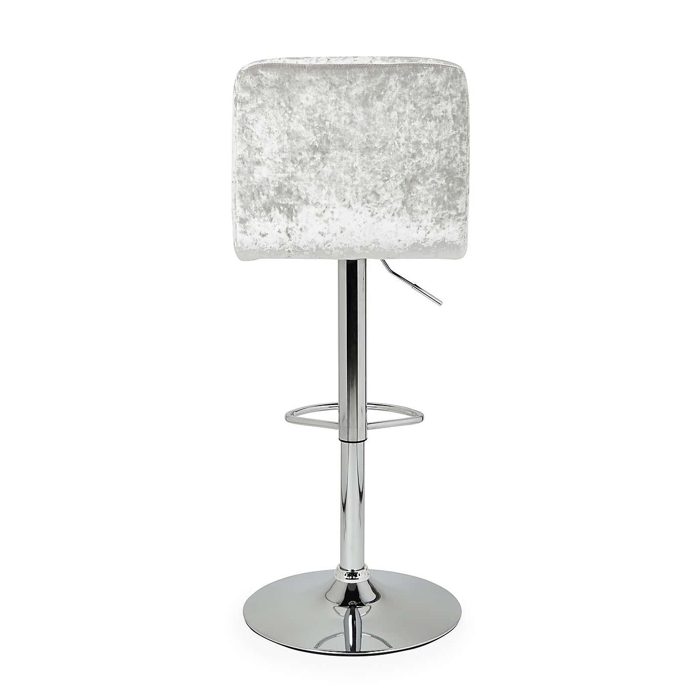 Jasmine Crushed Velvet Bar Stool