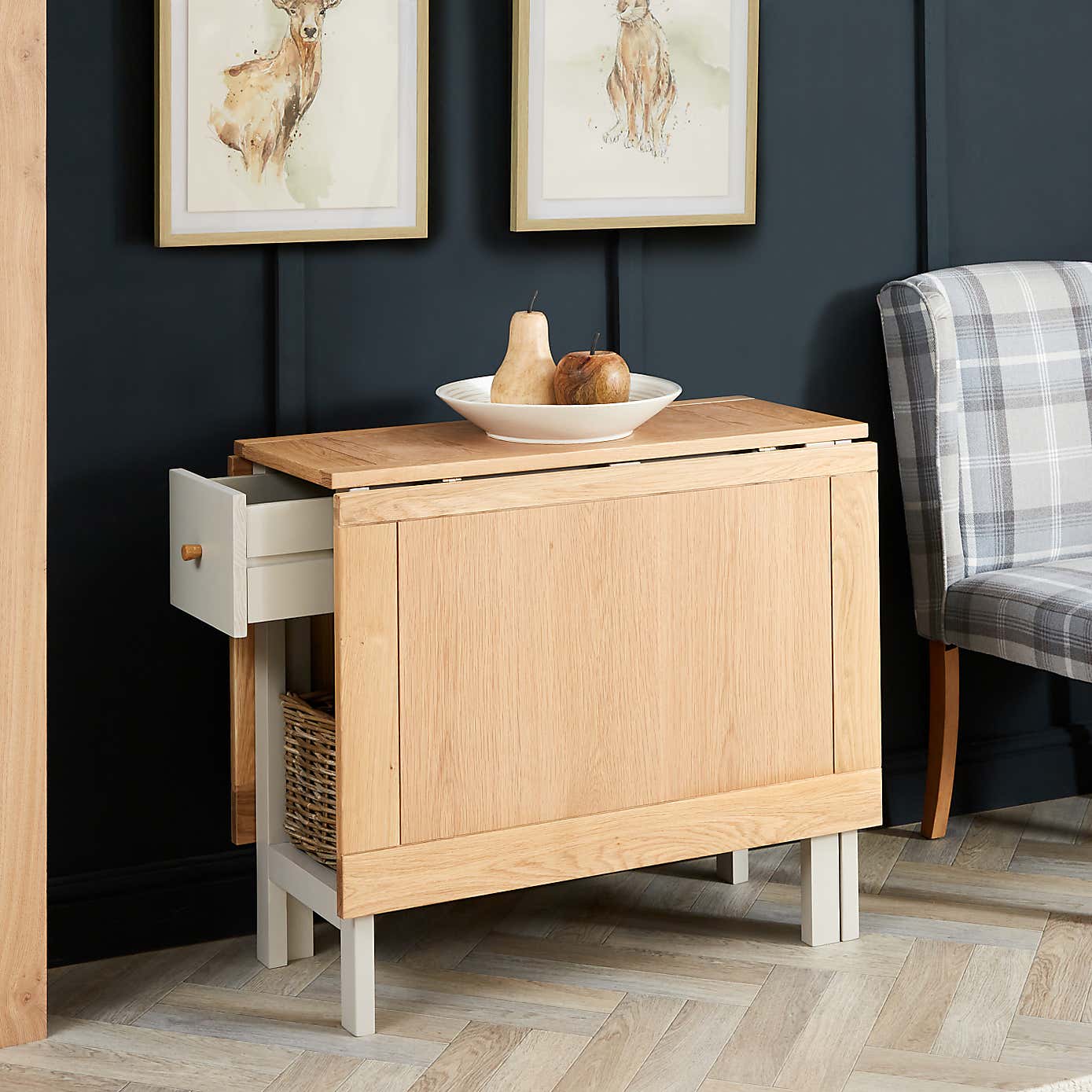 Clifford 2-4 Seater Drop Leaf Dining Table