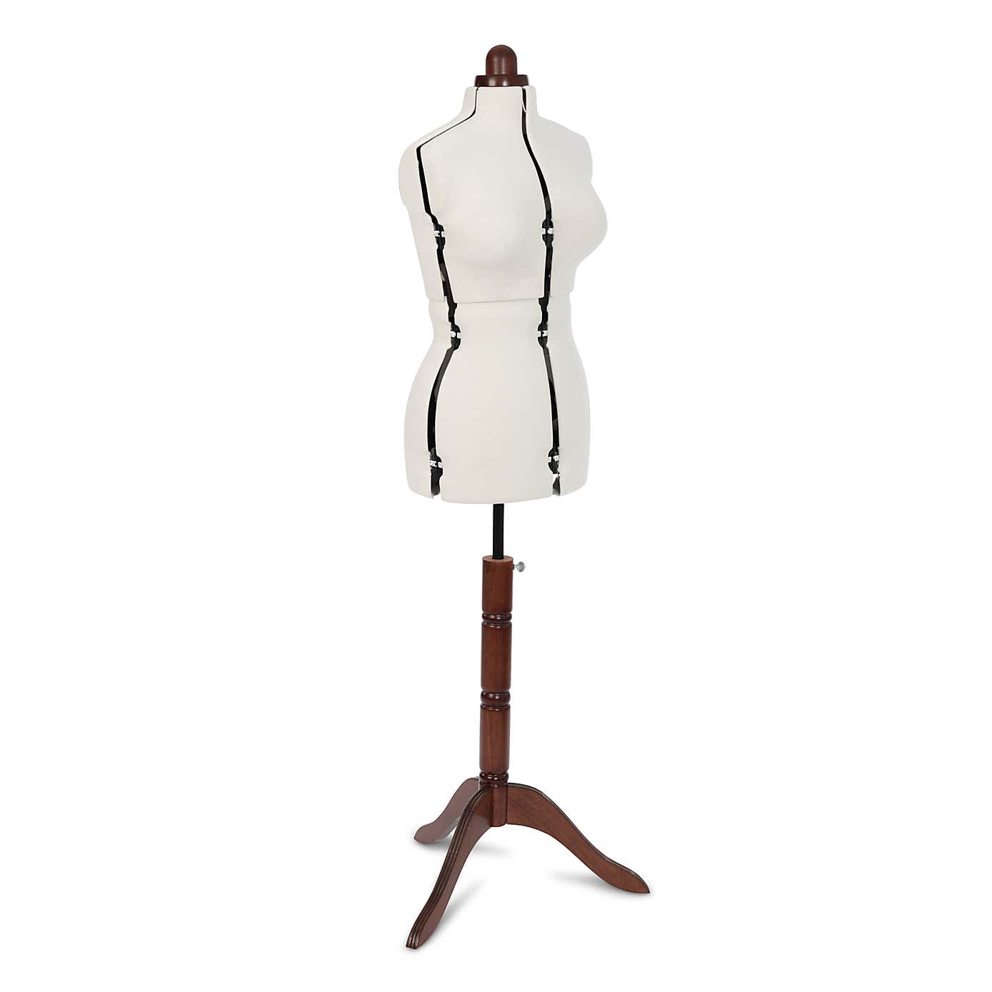 Lady Valet Ecru Adjustale Dress Form