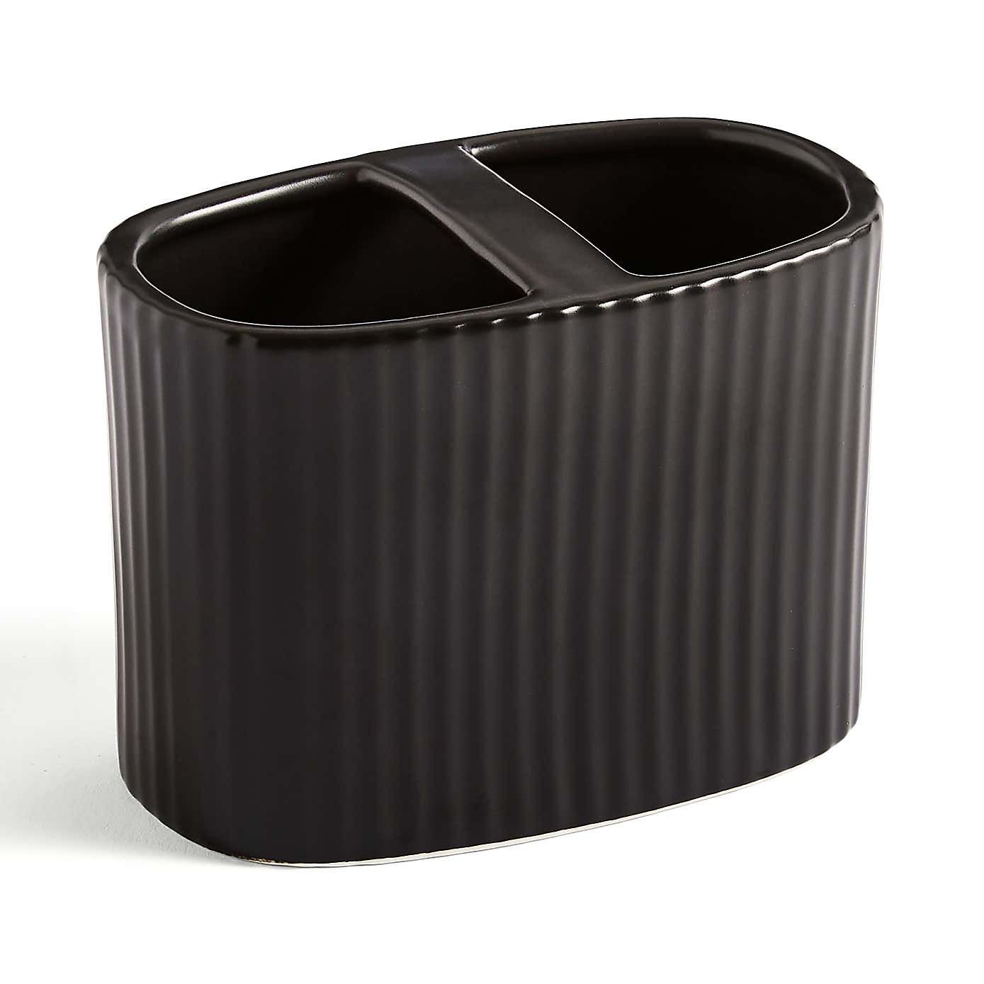 Ribbed Electric Toothbrush Holder