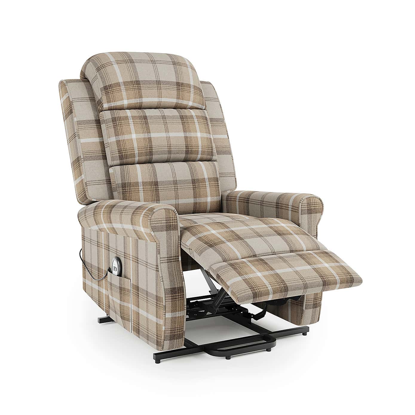 Edith Check Rise and Recline Chair