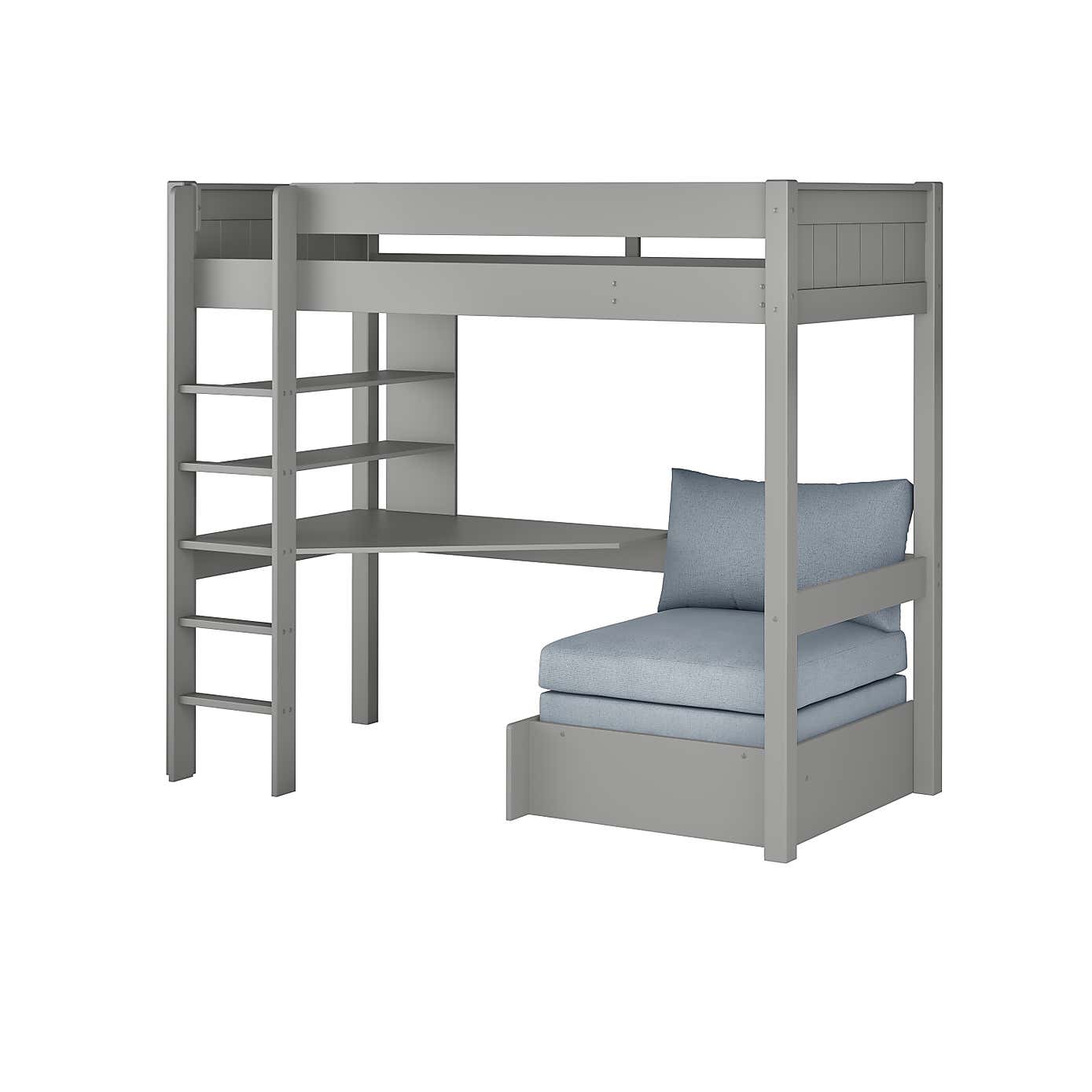 Stompa Classic Highsleeper with Desk And Chair Bed