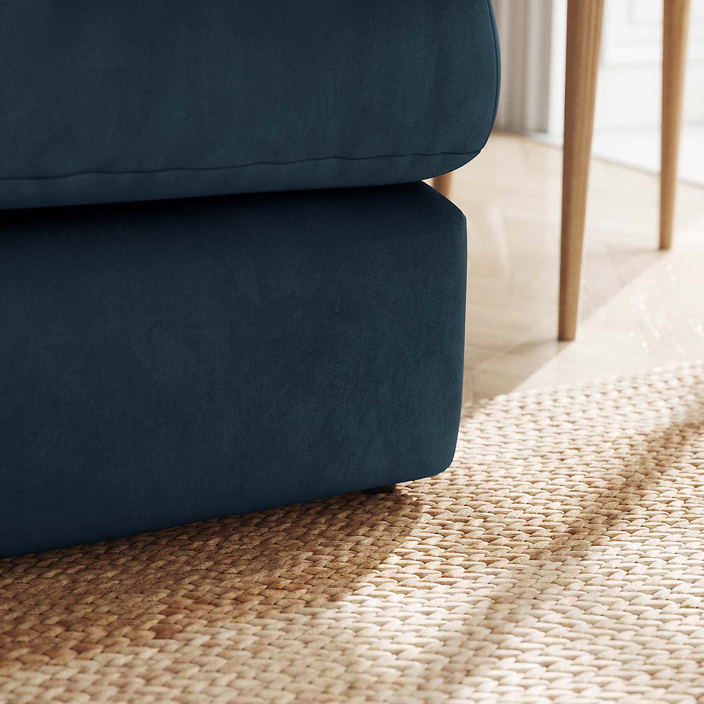 Martha Matte Plush Velvet 2 Seater Double Sofa Bed