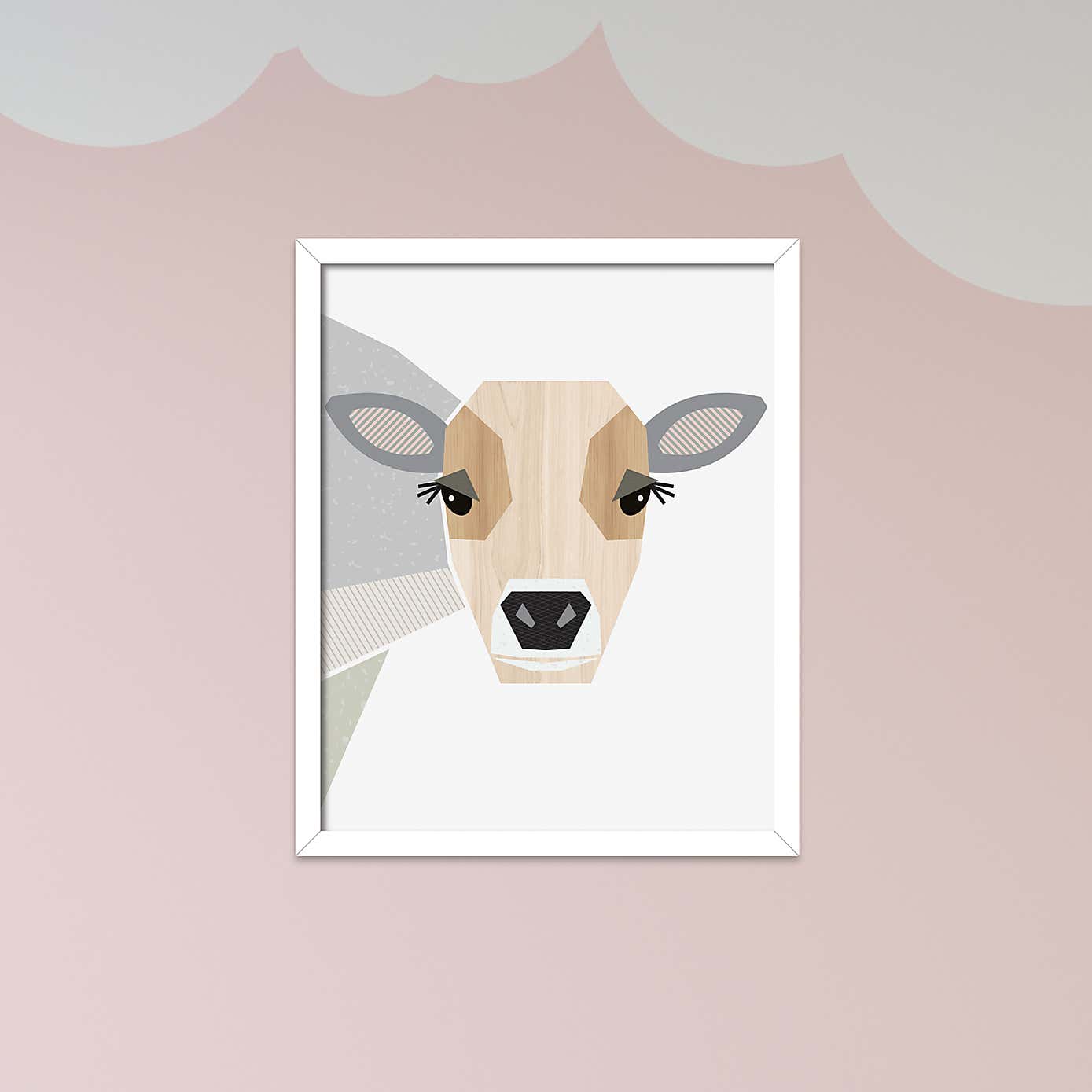 The Art Group Cow Framed Print