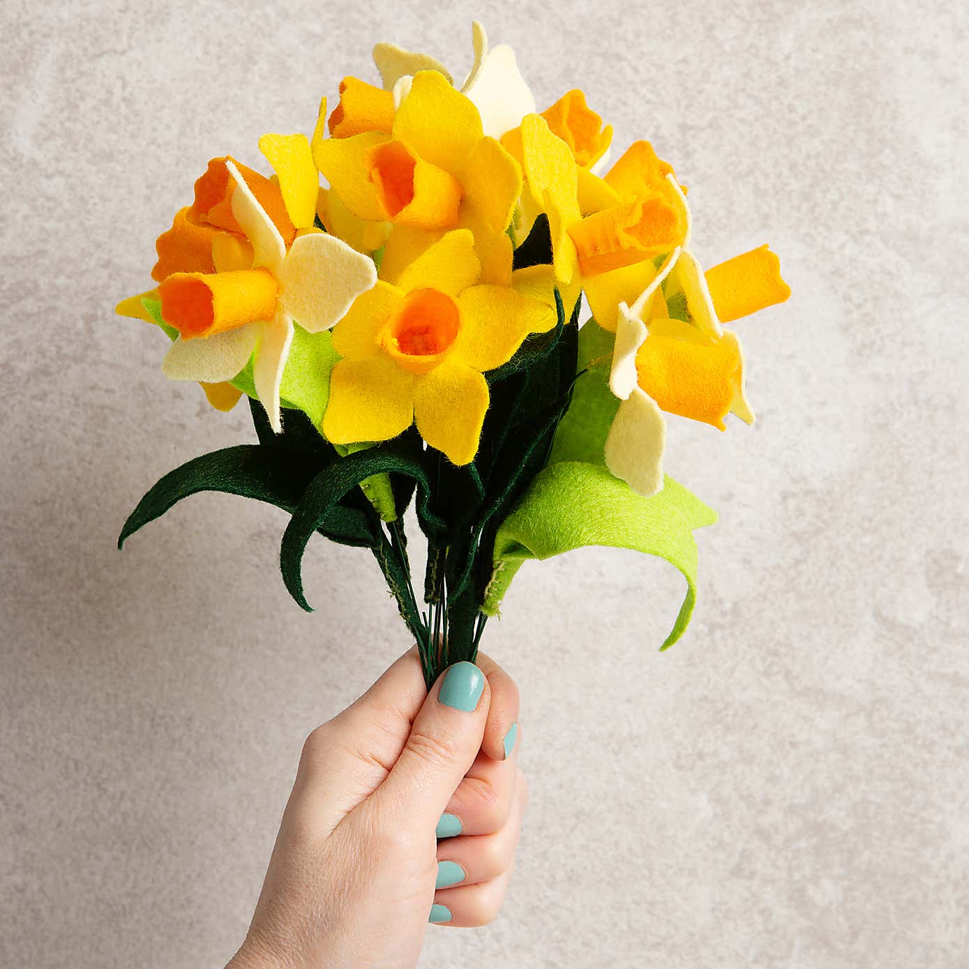 Wool Couture A Dozen Daffodils