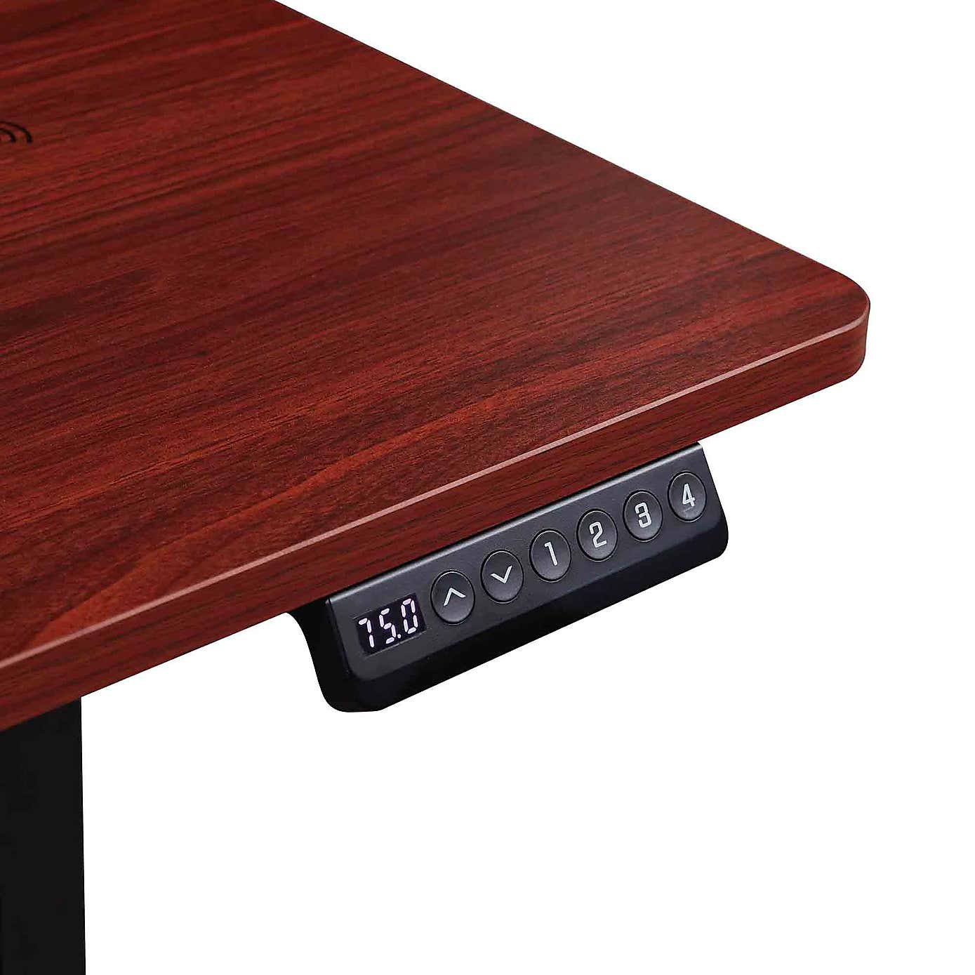 Apollo Black and Walnut Effect Smart Desk