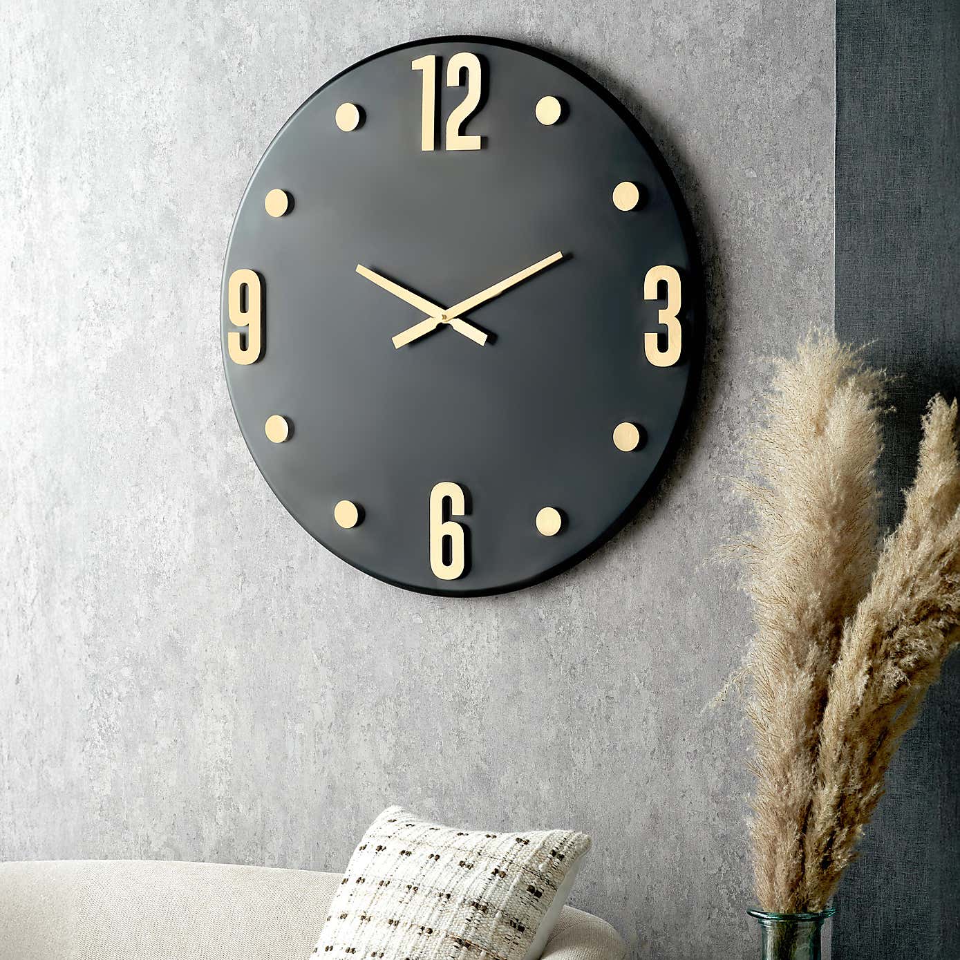 Retro Numbers Wall Clock